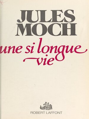 cover image of Une si longue vie
